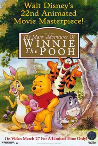 Many Adventures Of Winnie The Pooh Movie Poster Print
