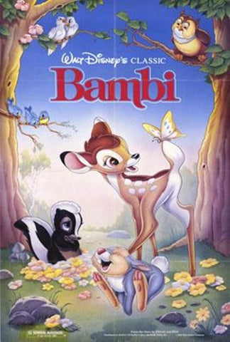 Bambi Movie Poster Print