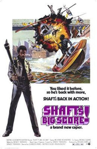 Shaft's Big Score Movie Poster Print