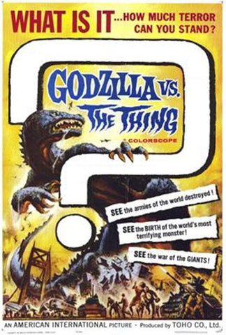 Godzilla Vs The Thing Movie Poster Print