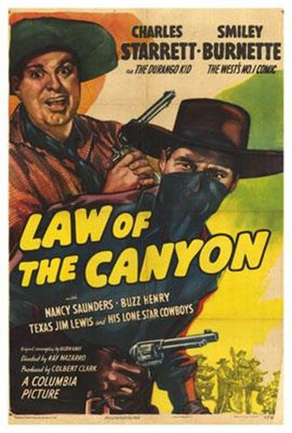 Law Of The Canyon Movie Poster Print