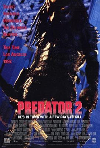 Predator 2 Movie Poster Print