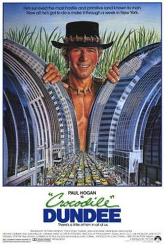 Crocodile Dundee Movie Poster Print