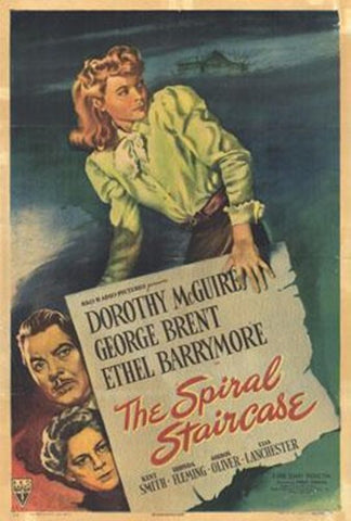 The Spiral Staircase Movie Poster Print