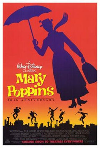 Mary Poppins Movie Poster Print