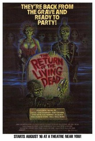 Return Of The Living Dead Movie Poster Print
