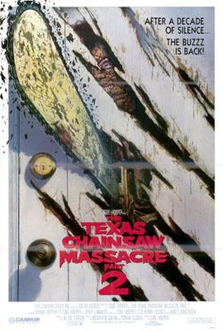 Texas Chainsaw Massacre 2 Movie Poster Print
