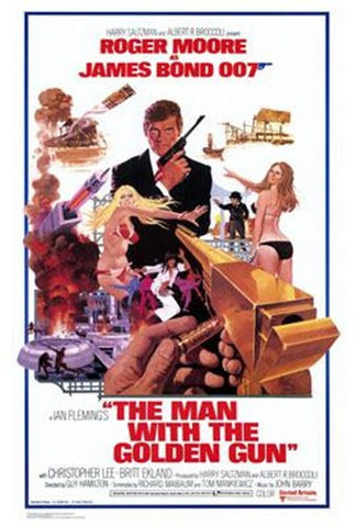 The Man With The Golden Gun Movie Poster Print
