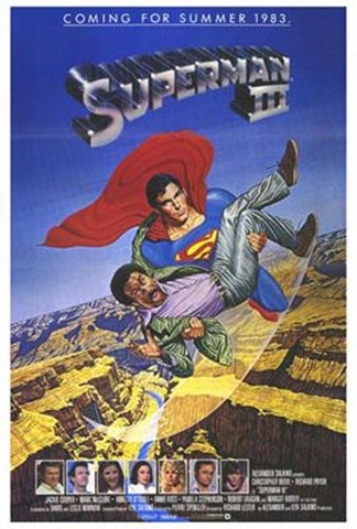 Superman 3 Movie Poster Print