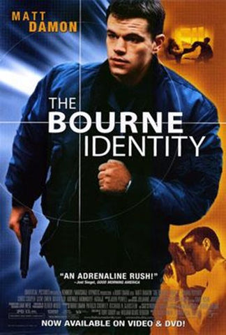 The Bourne Identity Movie Poster Print