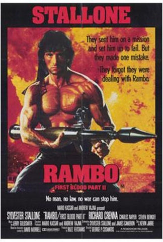 Rambo: First Blood  PMovie2 Movie Poster Print