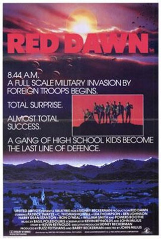 Red Dawn Movie Poster Print