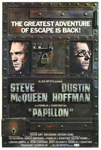 Papillon Movie Poster Print
