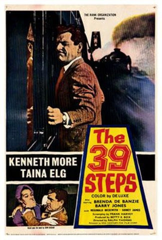 The 39 Steps Movie Poster Print