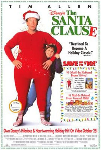 The Santa Clause Movie Poster Print