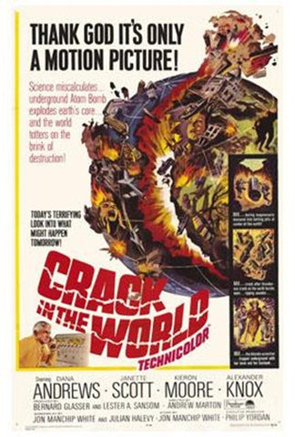 Crack In The World Movie Poster Print