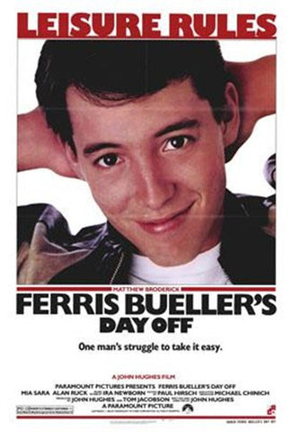 Ferris Bueller's Day Off Movie Poster Print
