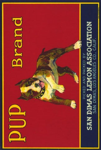 Pup Brand Lemons Movie Poster Print