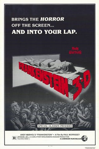 Andy Warhols Frankenstein Movie Poster Print