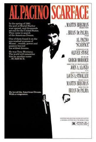 Scarface Movie Poster Print