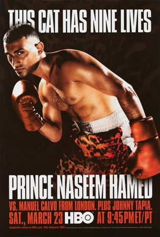 Prince Naseem Hamed vs Manuel Calvo Movie Poster Print