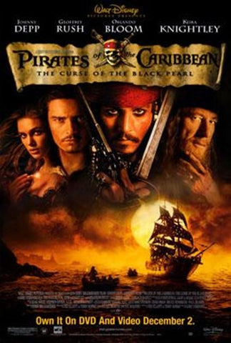 Pirates Of The Caribbean: The Curse Of T Movie Poster Print