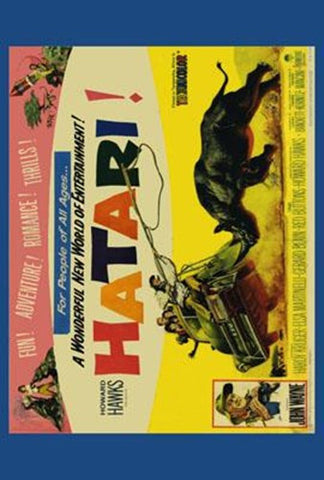 Hatari Movie Poster Print