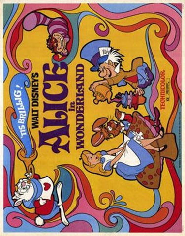 Alice In Wonderland Movie Poster Print