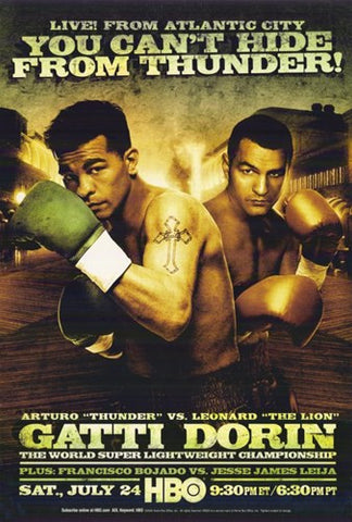 Arturo Gatti vs Leonard Dorin Movie Poster Print