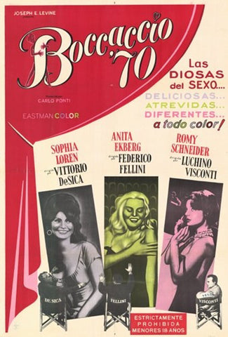 Boccaccio 70 Movie Poster Print