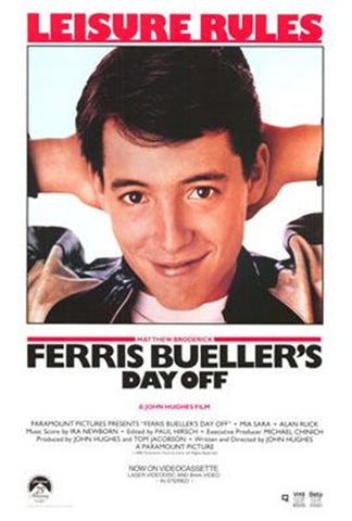 Ferris Bueller's Day Off Movie Poster Print