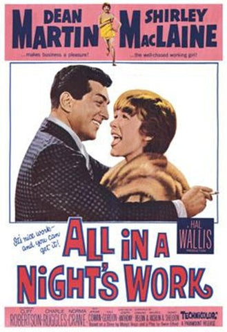 All In A Nights Work Movie Poster Print