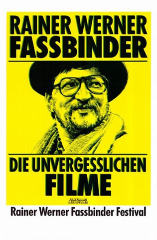 Rainer Werner Fassbinder Movie Poster Print