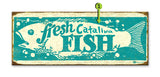Fresh Fish Metal 17x44