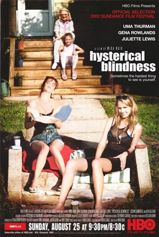 Hysterical Blindness Movie Poster Print