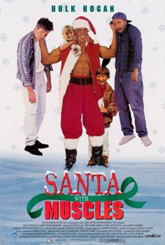 Santa With Muscles Movie Poster Print