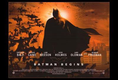 Batman Begins Movie Poster Print