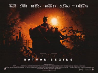 Batman Begins Movie Poster Print