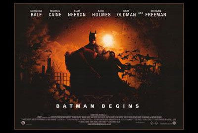 Batman Begins Movie Poster Print