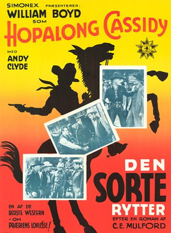 Hopalong Cassidy Movie Poster Print