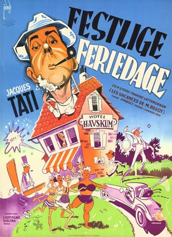 Mr. Hulot's Holiday Movie Poster Print
