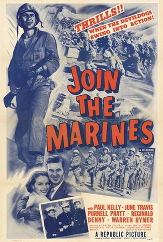 Join the Marines Movie Poster Print