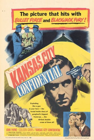 Kansas City Confidential Movie Poster Print