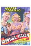 Abbott and Costello, Lost in a Harem, c.1944 Movie Poster Print
