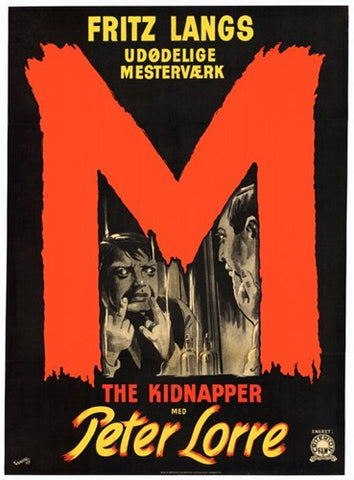 M Movie Poster Print