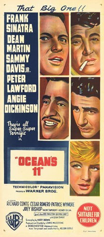 Oceans 11 Movie Poster Print