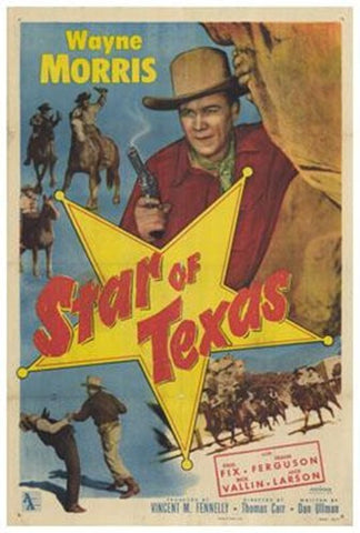 Star Of Texas Movie Poster Print