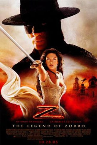Legend Of Zorro Movie Poster Print