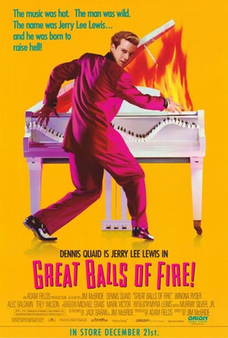 Great Balls of Fire Movie Poster Print