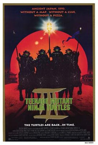 Teenage Mutant Ninja Turtles 3 Movie Poster Print